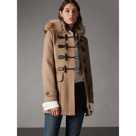 burberry duffle cape|burberry duffle coat women's.